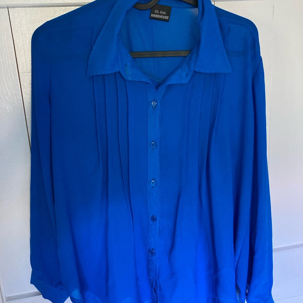 Vibrant Blue Blouse